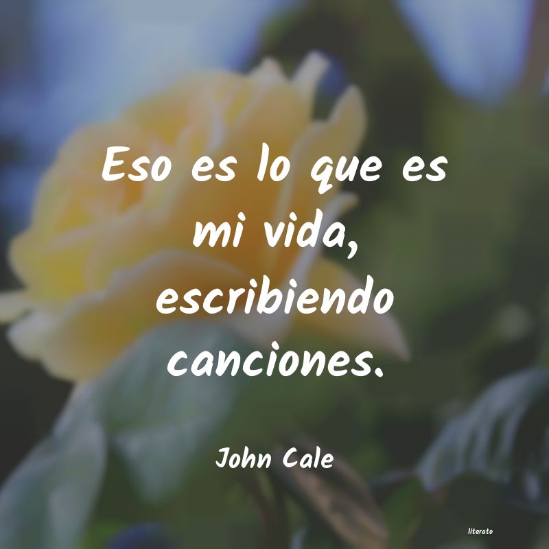 Frases de John Cale