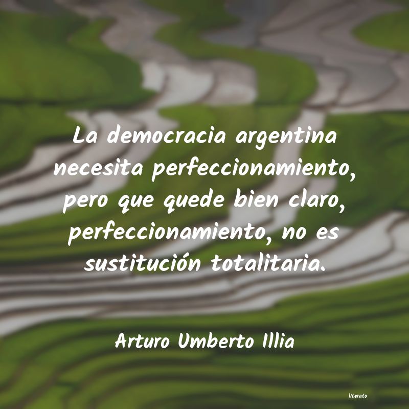 frases de Arturo Umberto Illia