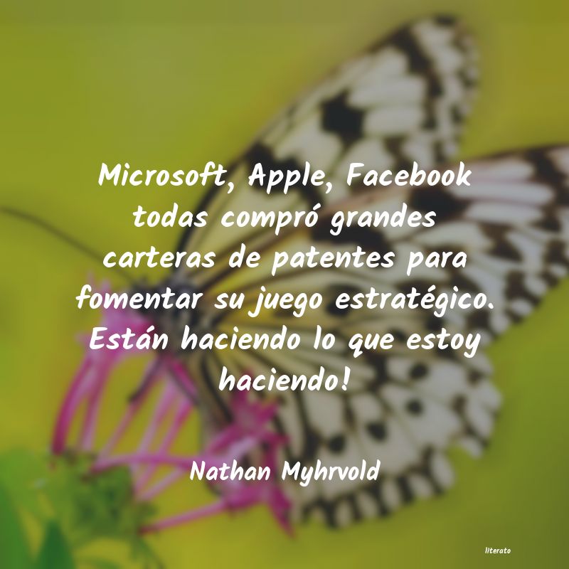 frases de Nathan Myhrvold