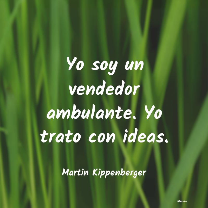 frases de Martin Kippenberger