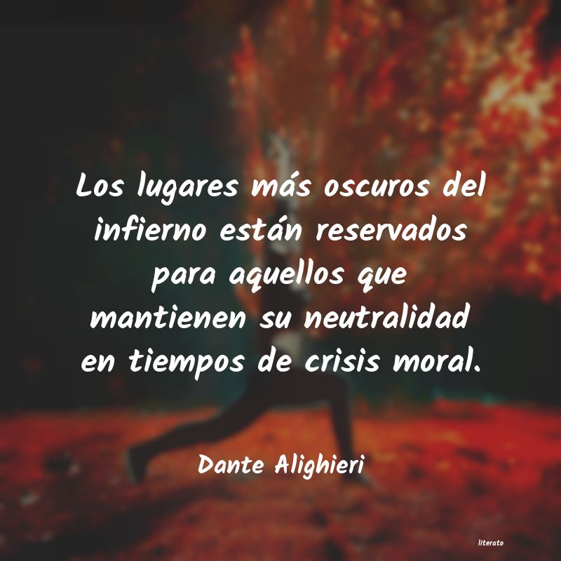 frases de Dante Alighieri