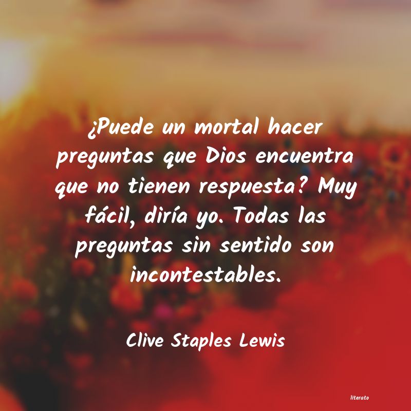 Frases de Clive Staples Lewis