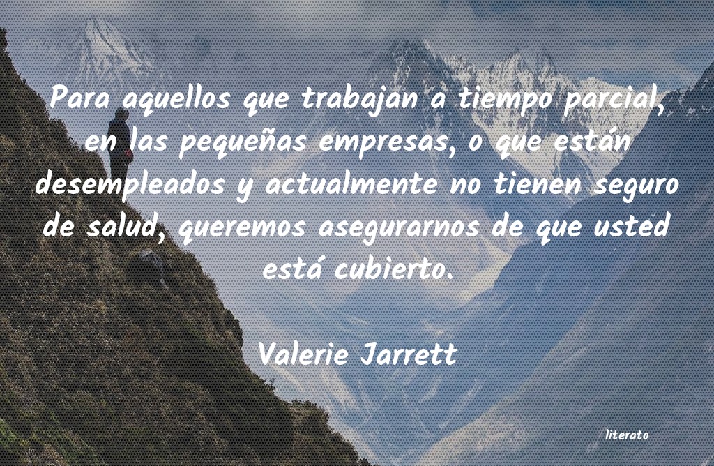 Frases de Valerie Jarrett