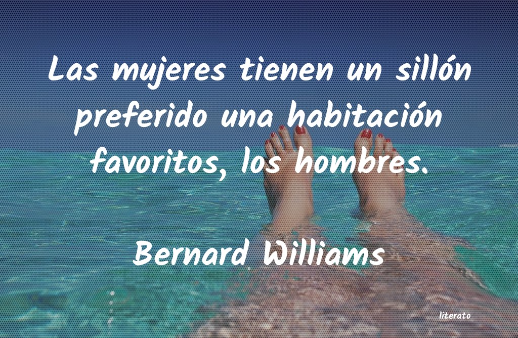 Frases de Bernard Williams