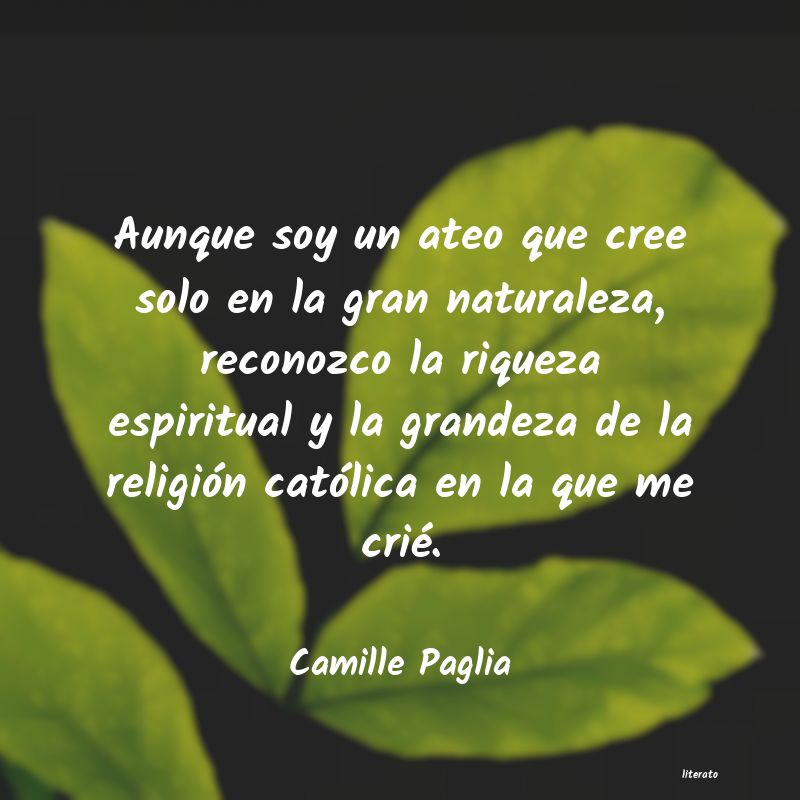 frases de Camille Paglia