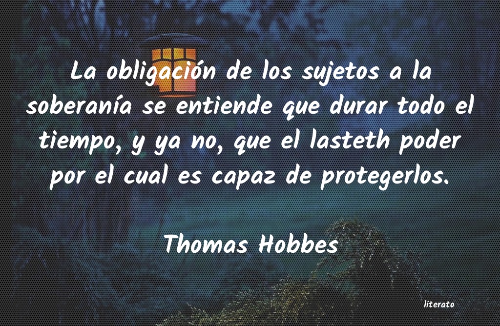 frases de Thomas Hobbes