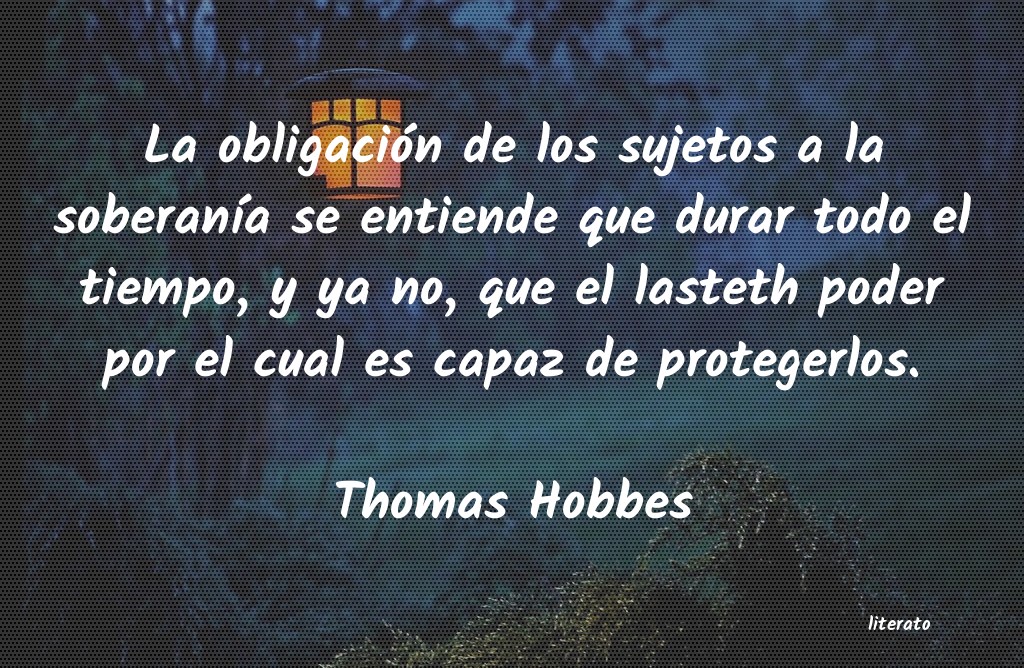 Frases de Thomas Hobbes