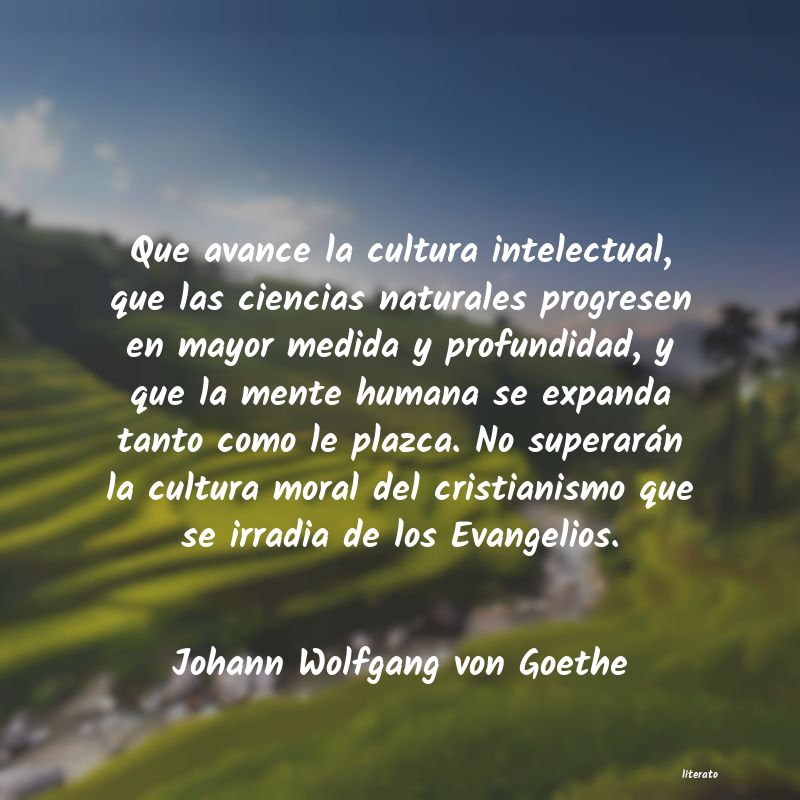frases de Johann Wolfgang von Goethe