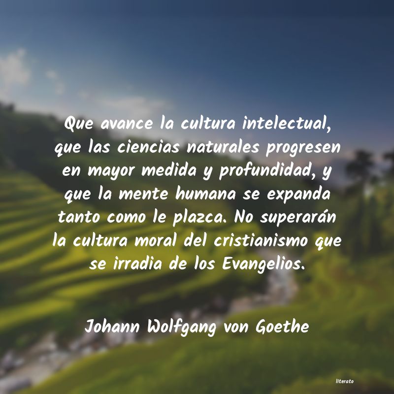 Frases de Johann Wolfgang von Goethe