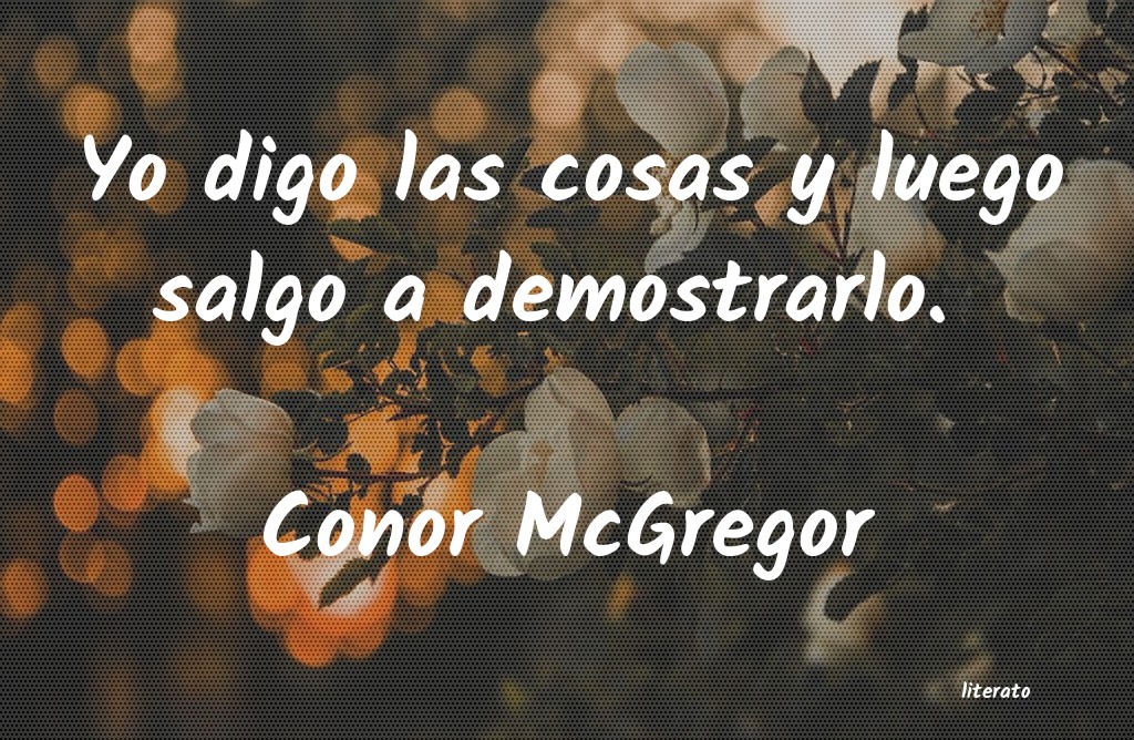frases de Conor McGregor