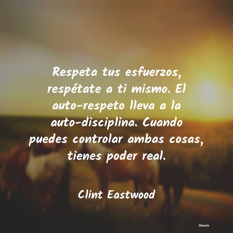 frases de Clint Eastwood
