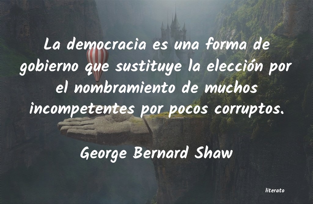 frases de George Bernard Shaw
