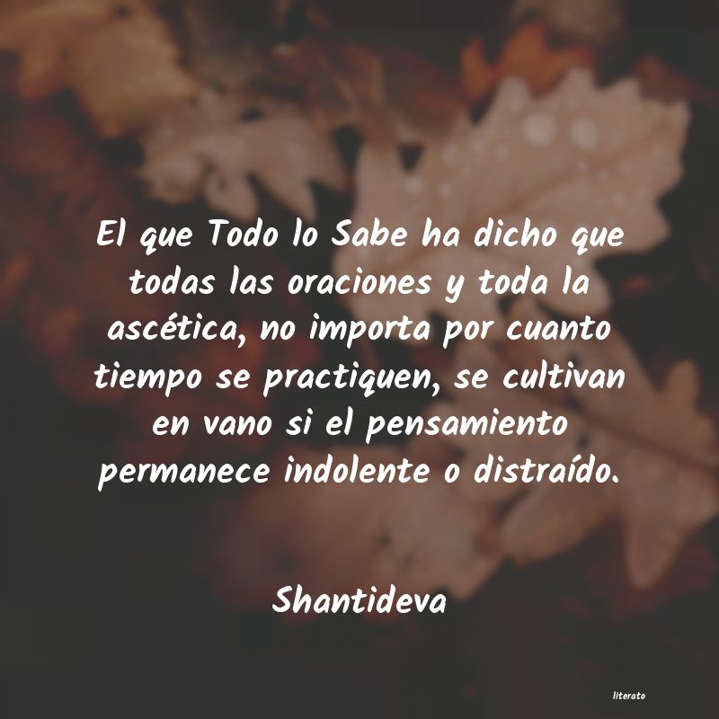 Frases de Shantideva