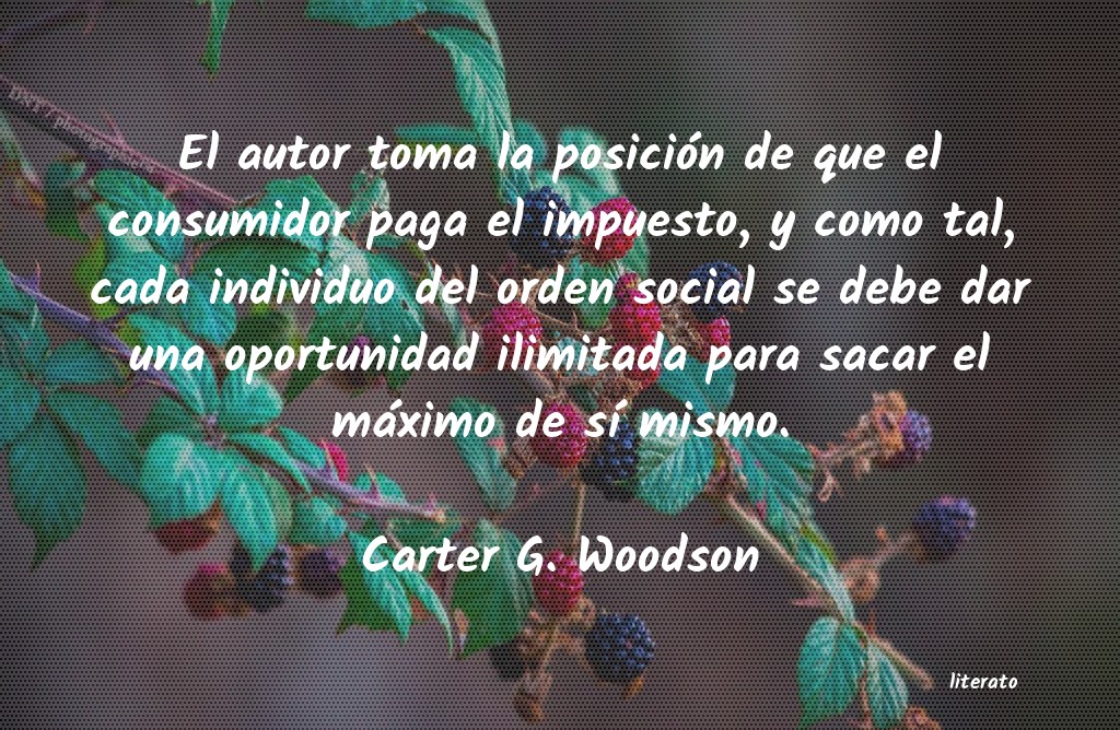 frases de Carter G. Woodson