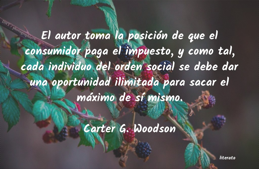 Frases de Carter G. Woodson