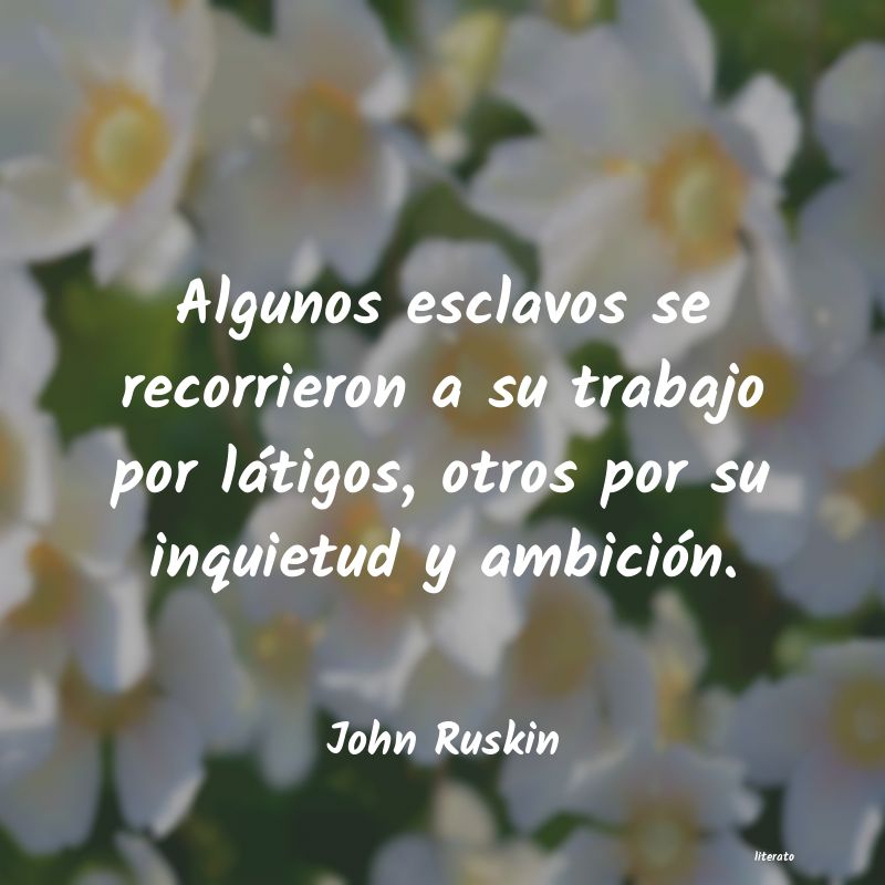 frases de John Ruskin