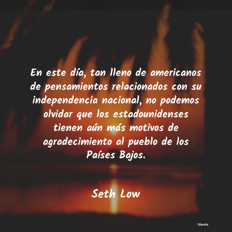 frases de Seth Low
