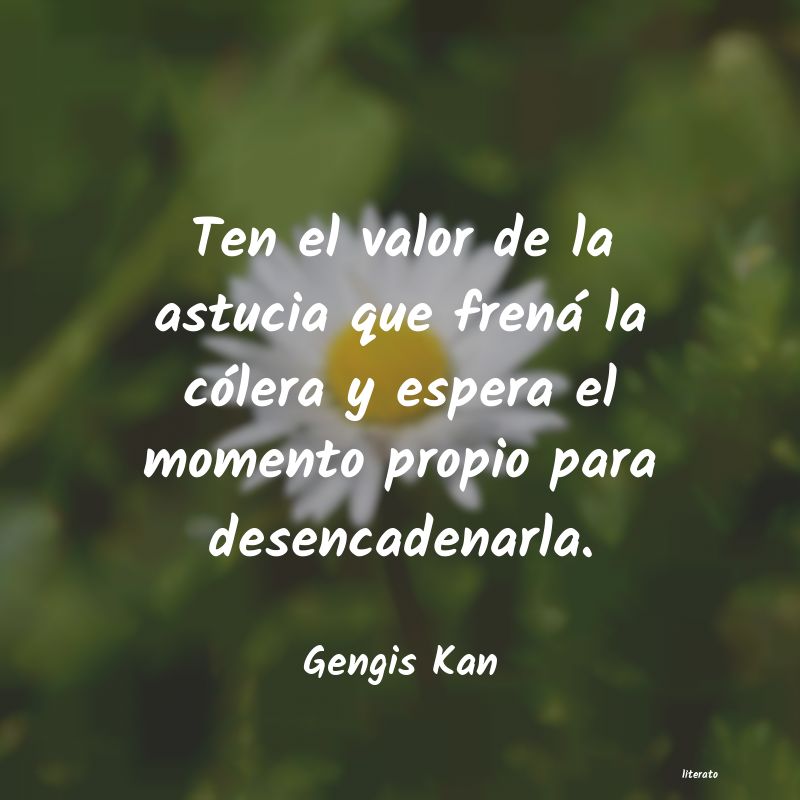 Frases de Gengis Kan