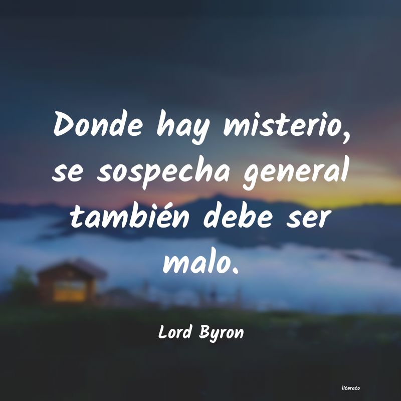 frases de Lord Byron