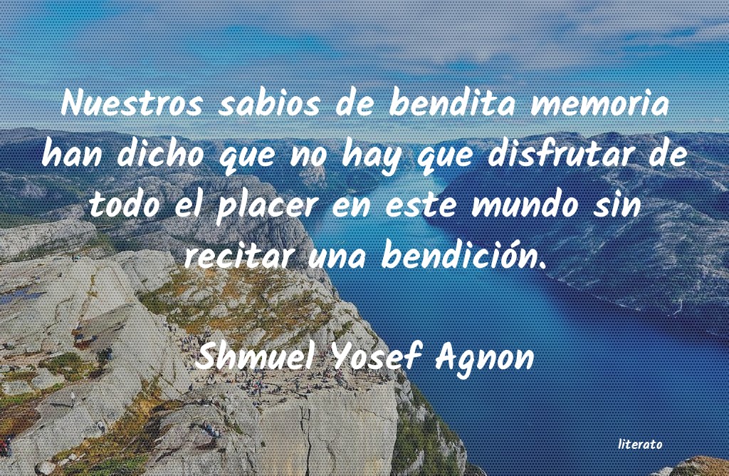 frases de Shmuel Yosef Agnon