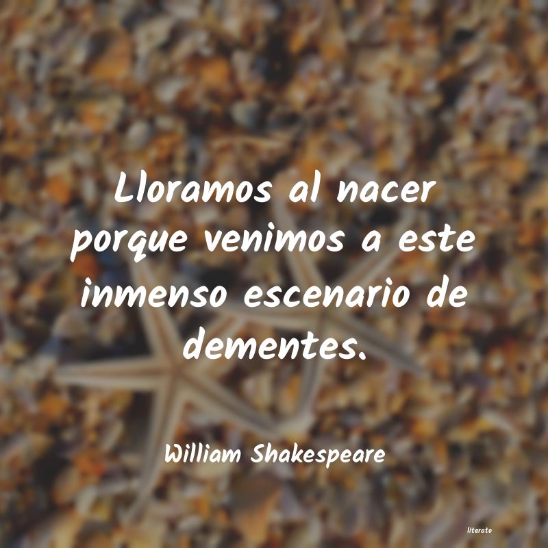 Frases de William Shakespeare