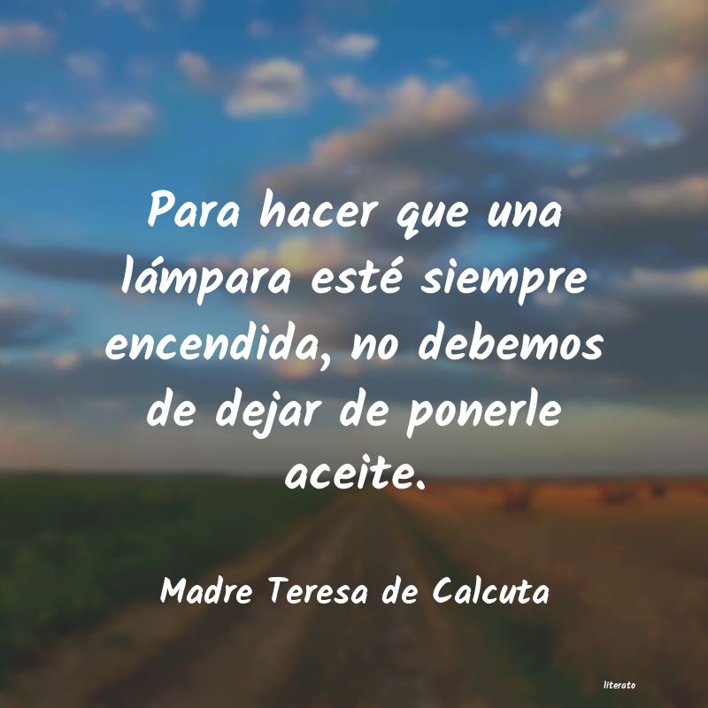 Frases de Madre Teresa de Calcuta