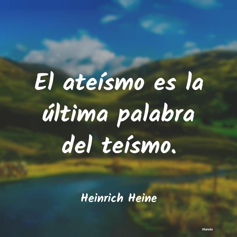 frases de Heinrich Heine