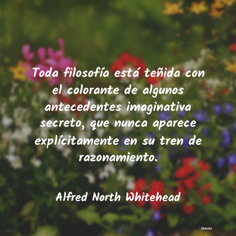 Frases de Alfred North Whitehead