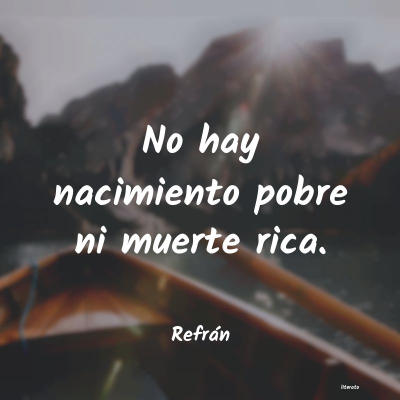 Frases de Refrán