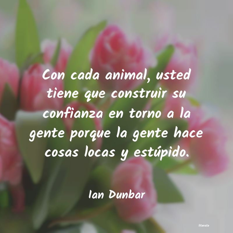 Frases de Ian Dunbar