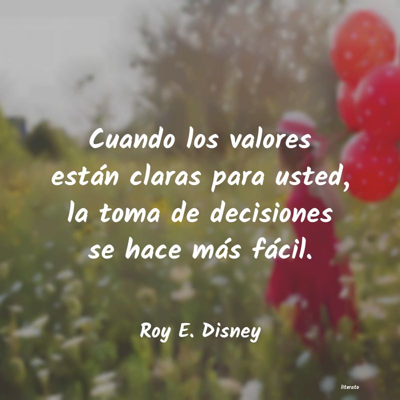 frases de Roy E. Disney