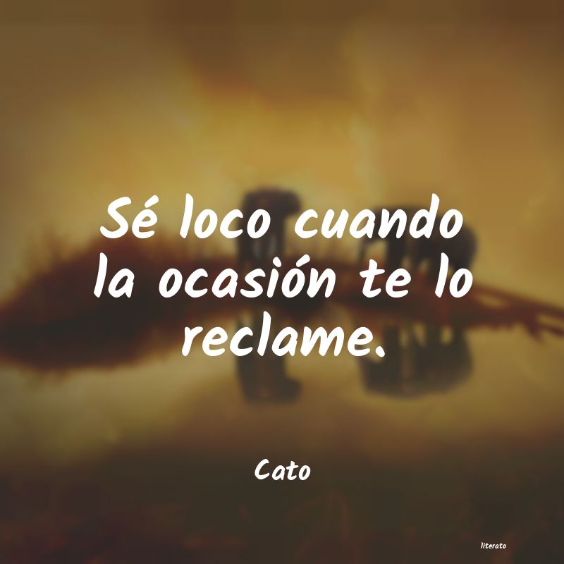 Frases de Cato