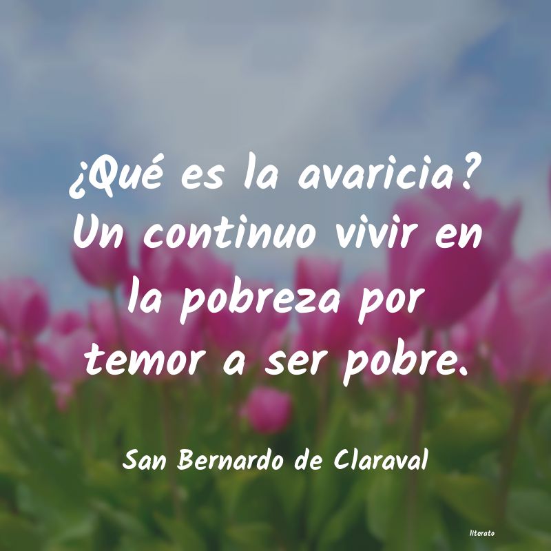 Frases de San Bernardo de Claraval