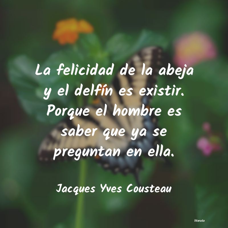 frases de Jacques Yves Cousteau