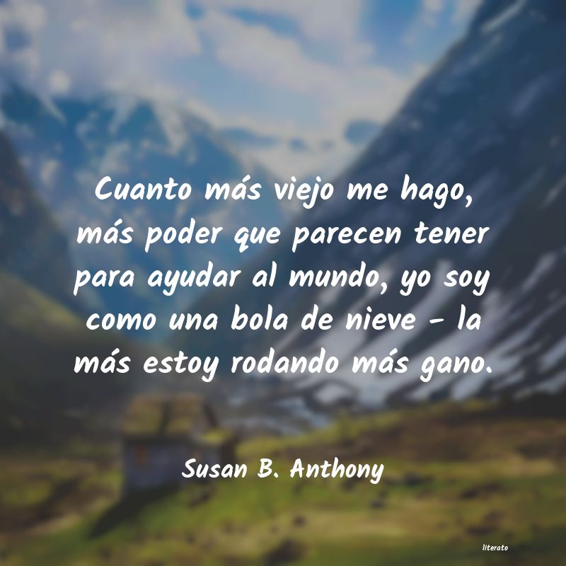 Frases de Susan B. Anthony