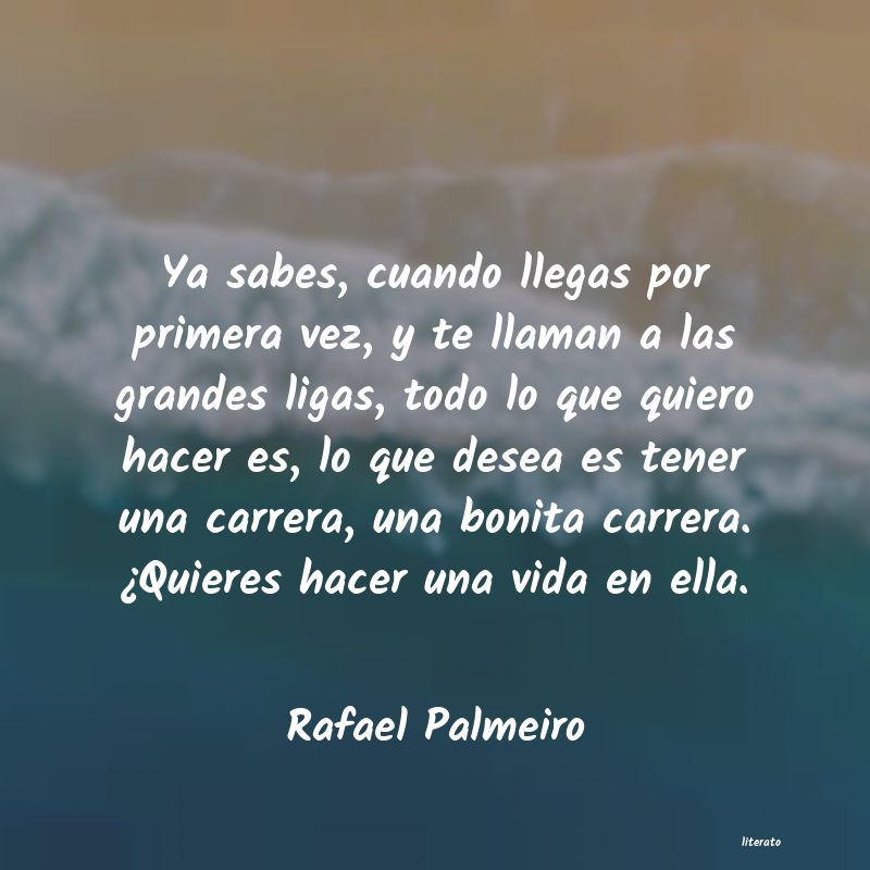 frases de Rafael Palmeiro