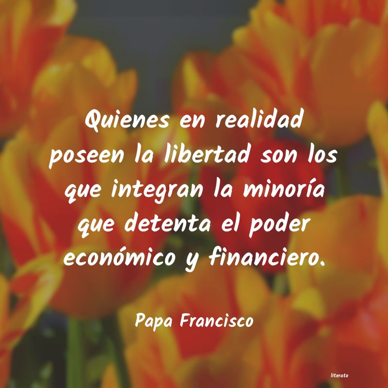 Frases de Papa Francisco