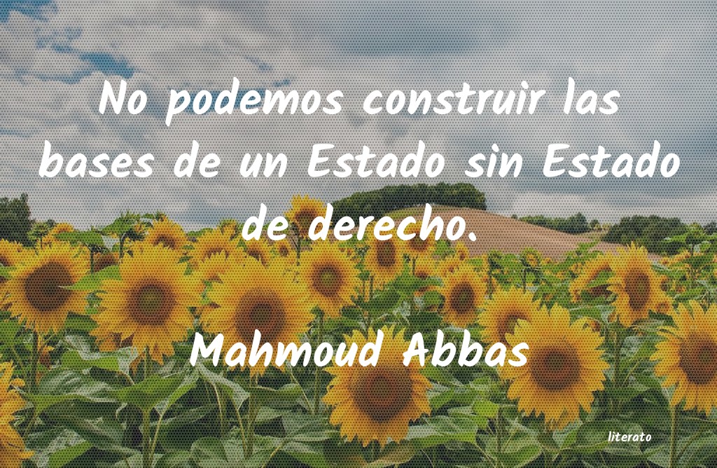 Frases de Mahmoud Abbas