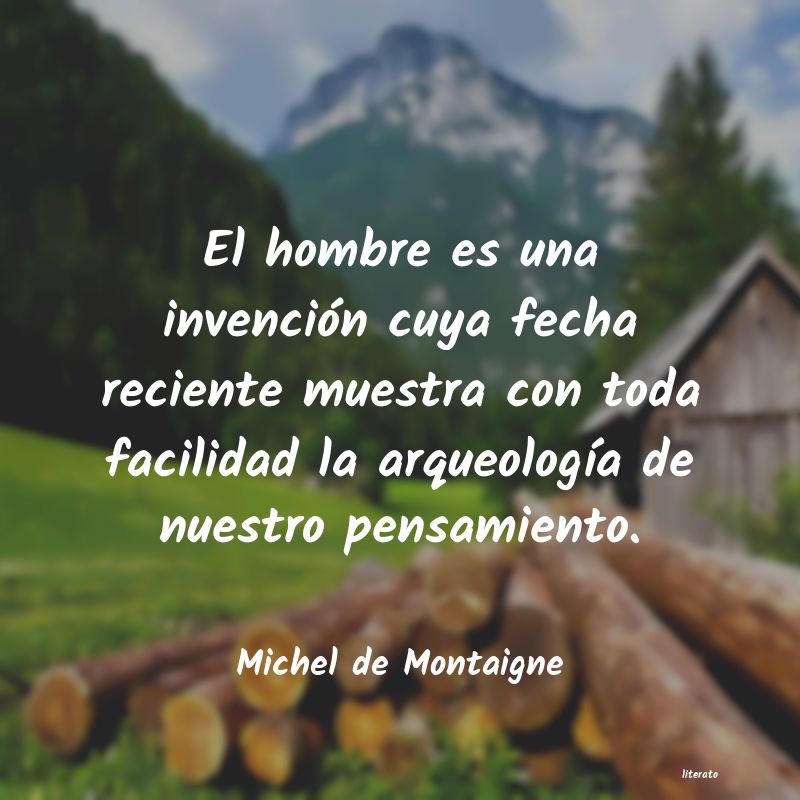 frases de Michel de Montaigne