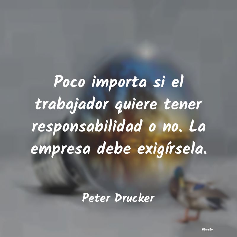 Frases de Peter Drucker