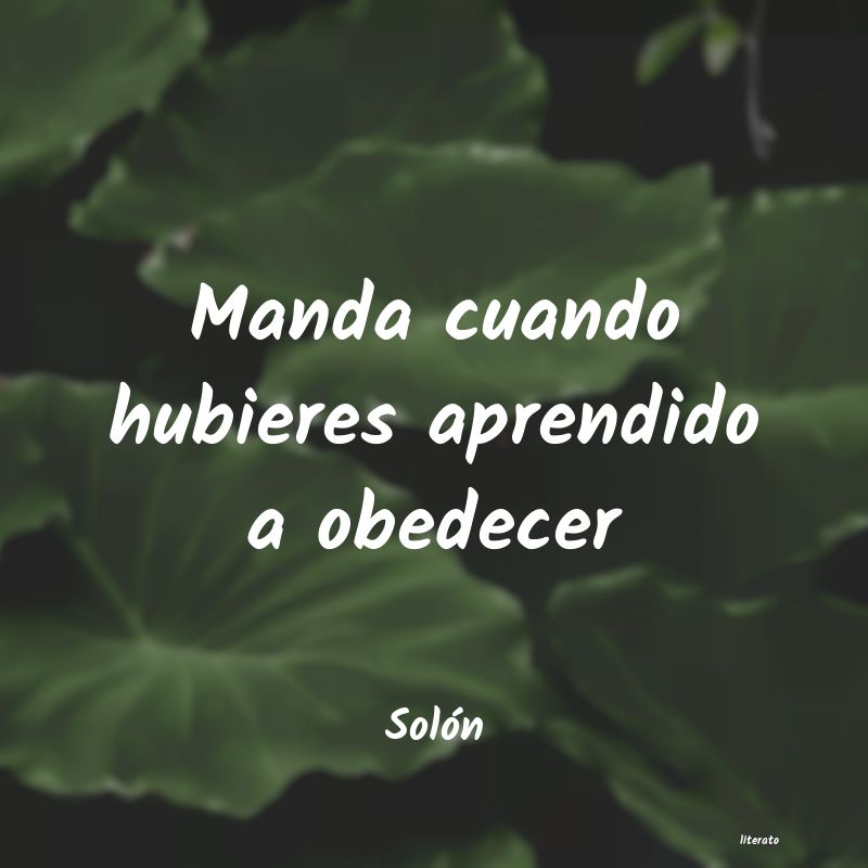 Frases de Solón