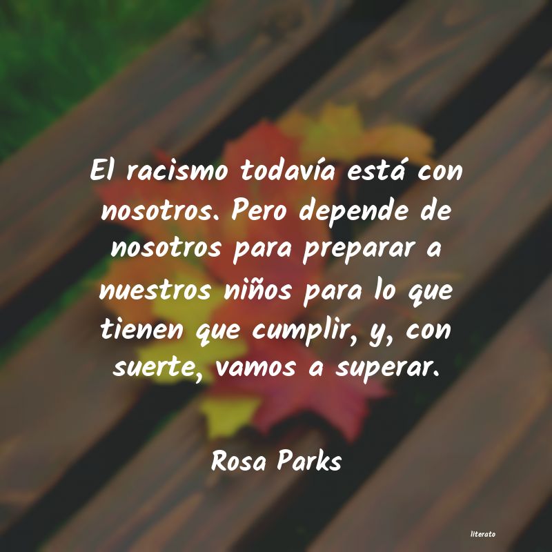 frases de Rosa Parks