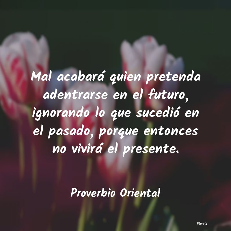 frases de Proverbio Oriental
