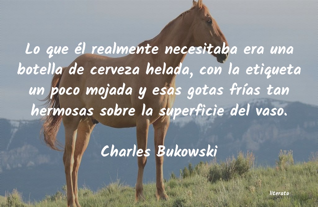 frases de Charles Bukowski