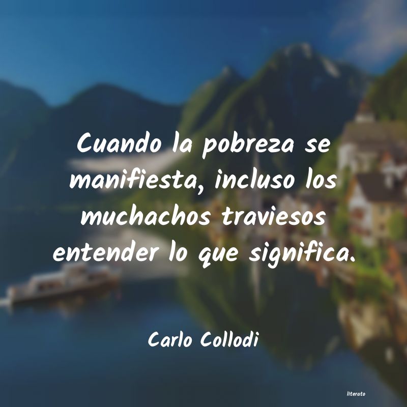 frases de Carlo Collodi