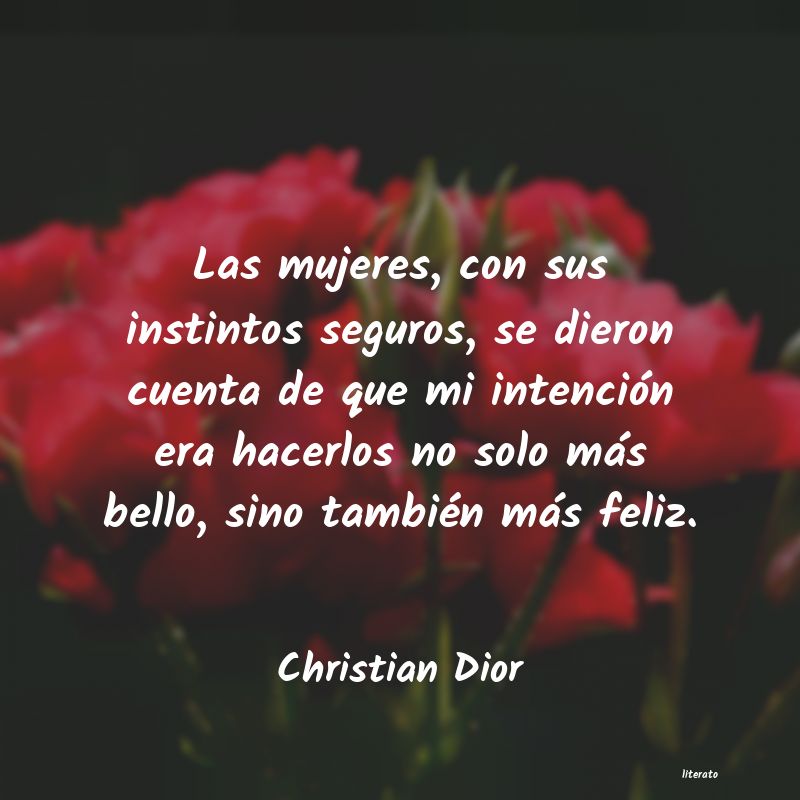 Frases de Christian Dior