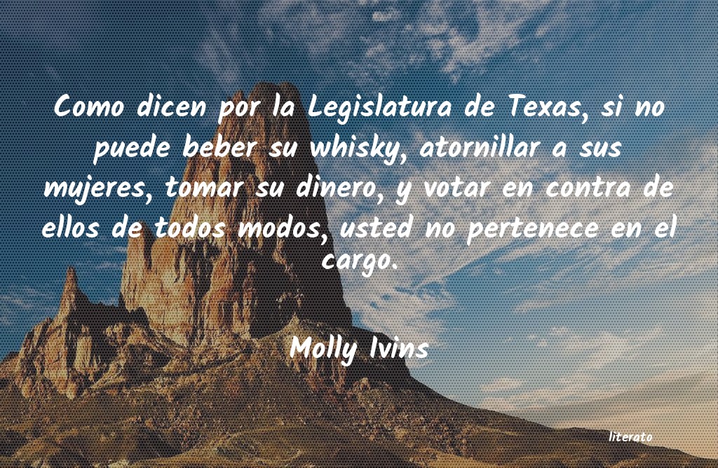 frases de Molly Ivins