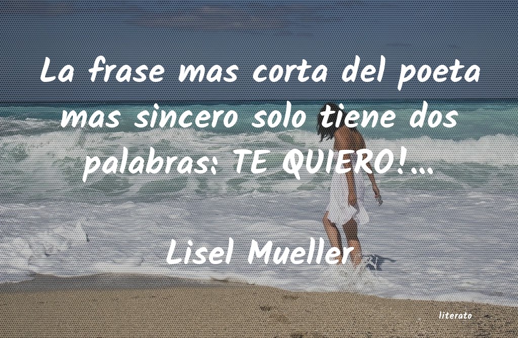 Frases de Lisel Mueller