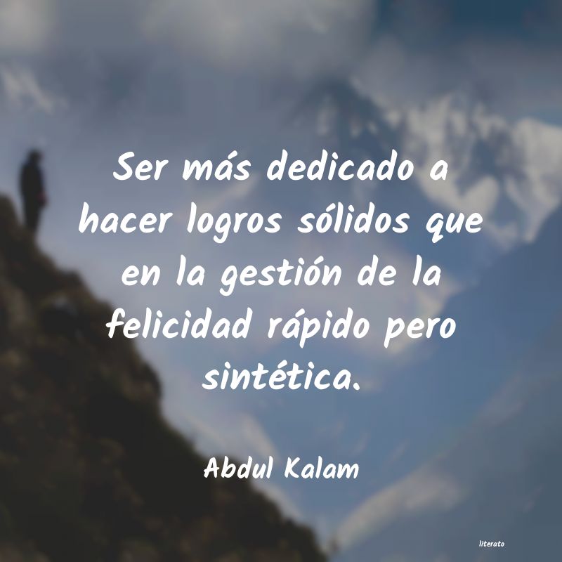 Frases de Abdul Kalam