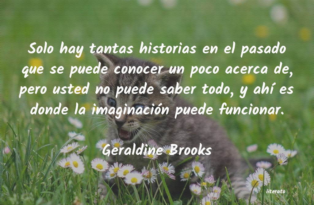 Frases de Geraldine Brooks